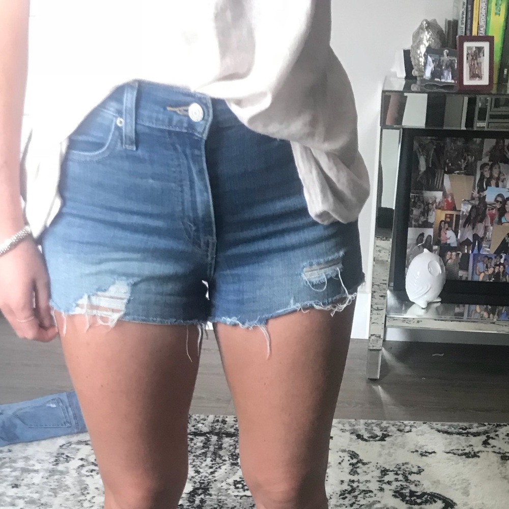 Denim shorts